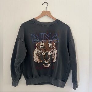 Anine Bing tiger sweatshirt size small